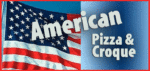 Logo American Pizza and Croque