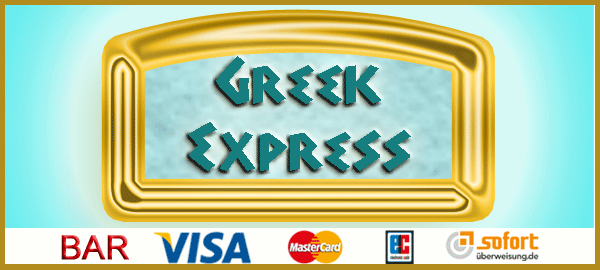 Nicht nur wenn wir allein sind, versorgt uns der Bringdienst Greek Express mit allerhand Gaumenfreude. Nicht nur wenn wir allein sind, versorgt uns der Bringdienst Greek Express mit allerhand Gaumenfreude.
